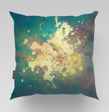 Splash watercolor / Акварельные брызги - FOLDY, Подушки