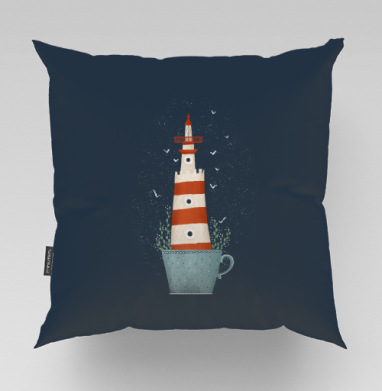Маяк Колумбия Блу - Магазин футболок Lighthouse, Подушки