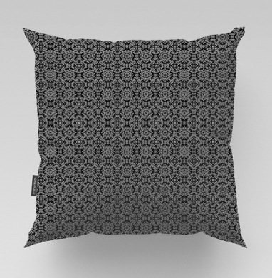 Изысканный монохромный восточный орнамент - prints&patterns, Подушки