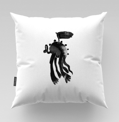 Самоделка monster2invfs.png, Подушка велюр плюшевая 45х45