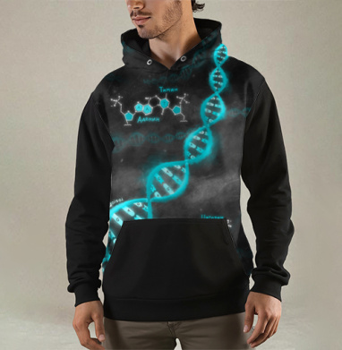 DNA blue / ДНК — синий -  Толстовки
