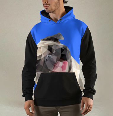 Мопсик, Толстовка мужская Regular 3D
