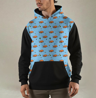 Олений паттерн, Толстовка мужская Regular 3D