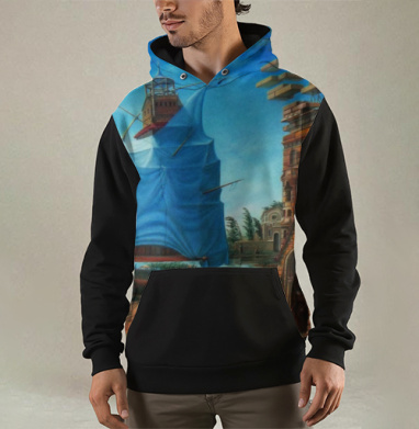 Переезд, Толстовка мужская Regular 3D