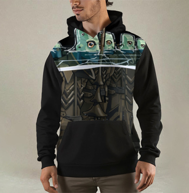 Витязи морские, Толстовка мужская Regular 3D