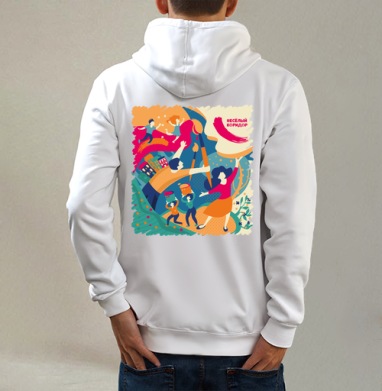 Яркое креативное творчество людей веселый коридор - Магазин футболок Sutem