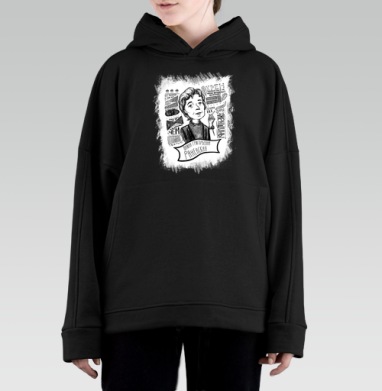 Цитаты Раневской - Hoodie Oversize Black, утепленная, страница 2