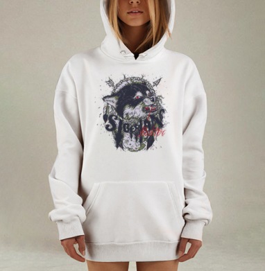 Сибирский охотник, Hoodie Mjhigh Dig, оверсайз, утепленная