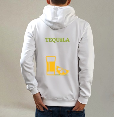 Яркий минималистичный плакат TEQUILA с мексиканским стилем - Магазин футболок klevcov - Дизайнерские принты