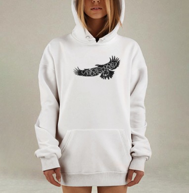 Слово не воробей, Hoodie Mjhigh Dig, оверсайз, утепленная