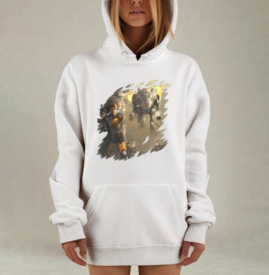 Не равный бой, Hoodie Mjhigh Dig, оверсайз, утепленная