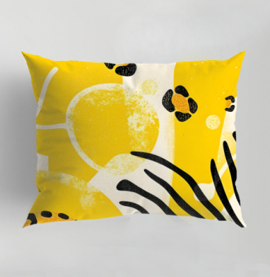 Abstract Animal Safari - Абстрактное сафари животных дикая природа африки, Подушка декоративная 50х70 см