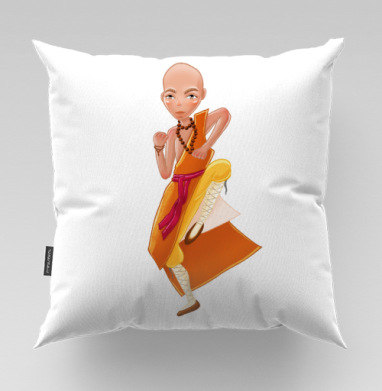 Маленький отважный мастер Shaolin Monk / Шаолиньский монах кунг-фу - Магазин футболок Iraya - Дизайнерские принты, Подушки