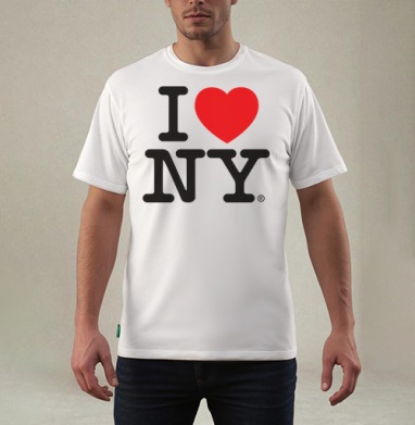 I Love NY, Футболка мужская REGULAR белая