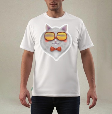 Котофей, Футболка мужская REGULAR белая