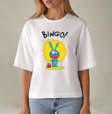 Bingo, Футболка женская оверсайз Mido