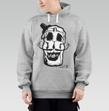 Dali Skull, Толстовка Mjhigh–Mel, утепленная
