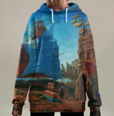 Переезд, Hoodie Long Oversize 3D