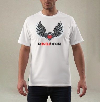 Революция, Футболка мужская REGULAR белая