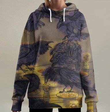Семь воронов, Hoodie Long Oversize 3D