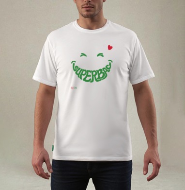 СуперСумка, Футболка мужская REGULAR белая