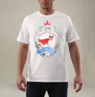 Ты мой герой, Футболка мужская REGULAR белая