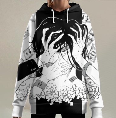 Деньги за молчание, Hoodie Long Oversize 3D