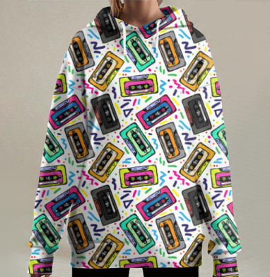 Дети девяностых, Hoodie Long Oversize 3D