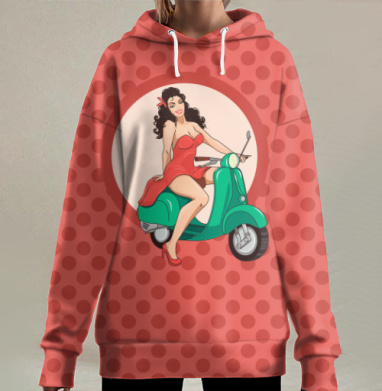 Донт стап ми нау, Hoodie Long Oversize 3D