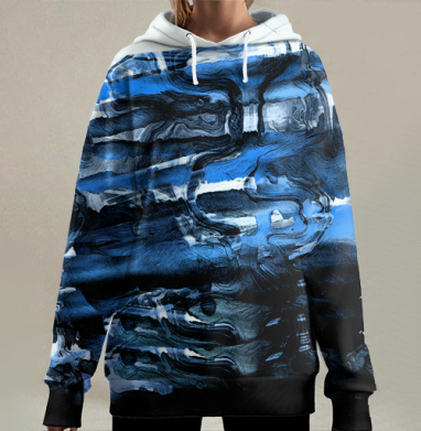 Достать чернил и плакать, Hoodie Long Oversize 3D