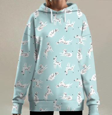Дружок, Hoodie Long Oversize 3D