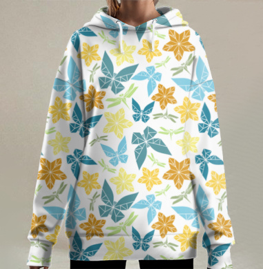 Дыхание лета, Hoodie Long Oversize 3D