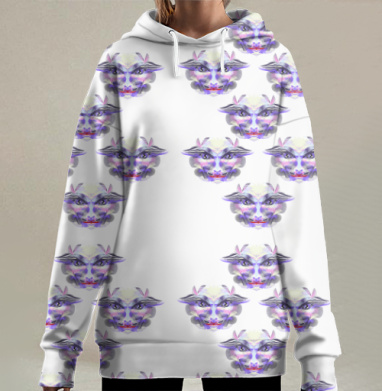Инопланетянка, Hoodie Long Oversize 3D