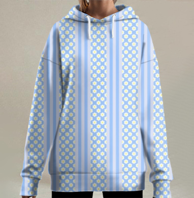 Из бабушкино сундука, Hoodie Long Oversize 3D