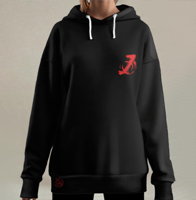 JackieO Bang Bang / Джеки О Бэнг-Бэнг, Hoodie Long Oversize 3D