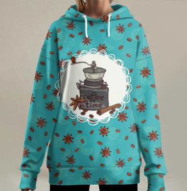 Кофемания, Hoodie Long Oversize 3D
