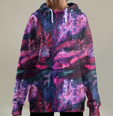 Космос в тебе, Hoodie Long Oversize 3D