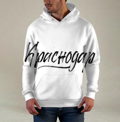 Краснодар, Худи / Мужская / С карманом / 3D
