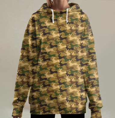 Кролифляж, Hoodie Long Oversize 3D
