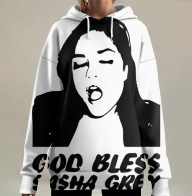 Large_3, Hoodie Long Oversize 3D