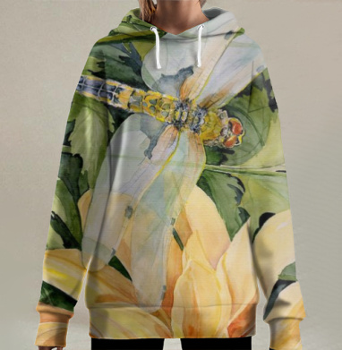 Легкие крылья, Hoodie Long Oversize 3D