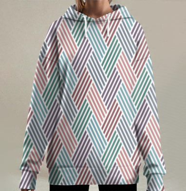Ленты, Hoodie Long Oversize 3D