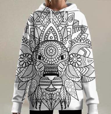 Левушка, Hoodie Long Oversize 3D