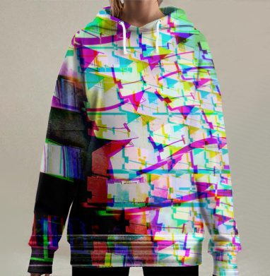 ЛСД дом, Hoodie Long Oversize 3D