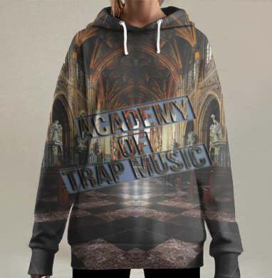 Мерч Академия Трап Музыки, Hoodie Long Oversize 3D