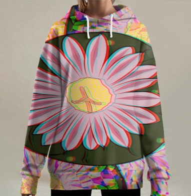 Мескалиновый трип, Hoodie Long Oversize 3D