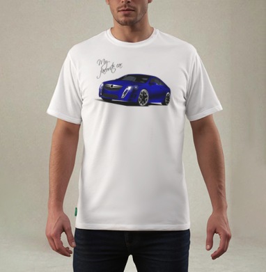 Моё любимое авто, Футболка мужская REGULAR белая