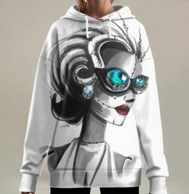 МОНРО, Hoodie Long Oversize 3D