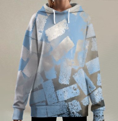 Небесная мозаика, Hoodie Long Oversize 3D