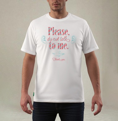 Неразговорчивая футболка - Mozgodum wear. Странные, странные вещи...